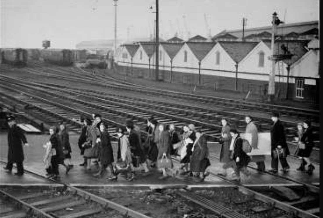Arrival of a Kindertransport, Feb. 2nd, 1939