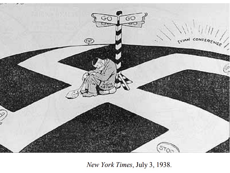 NYTimes July 3 1938 Evian Conf Cartoon