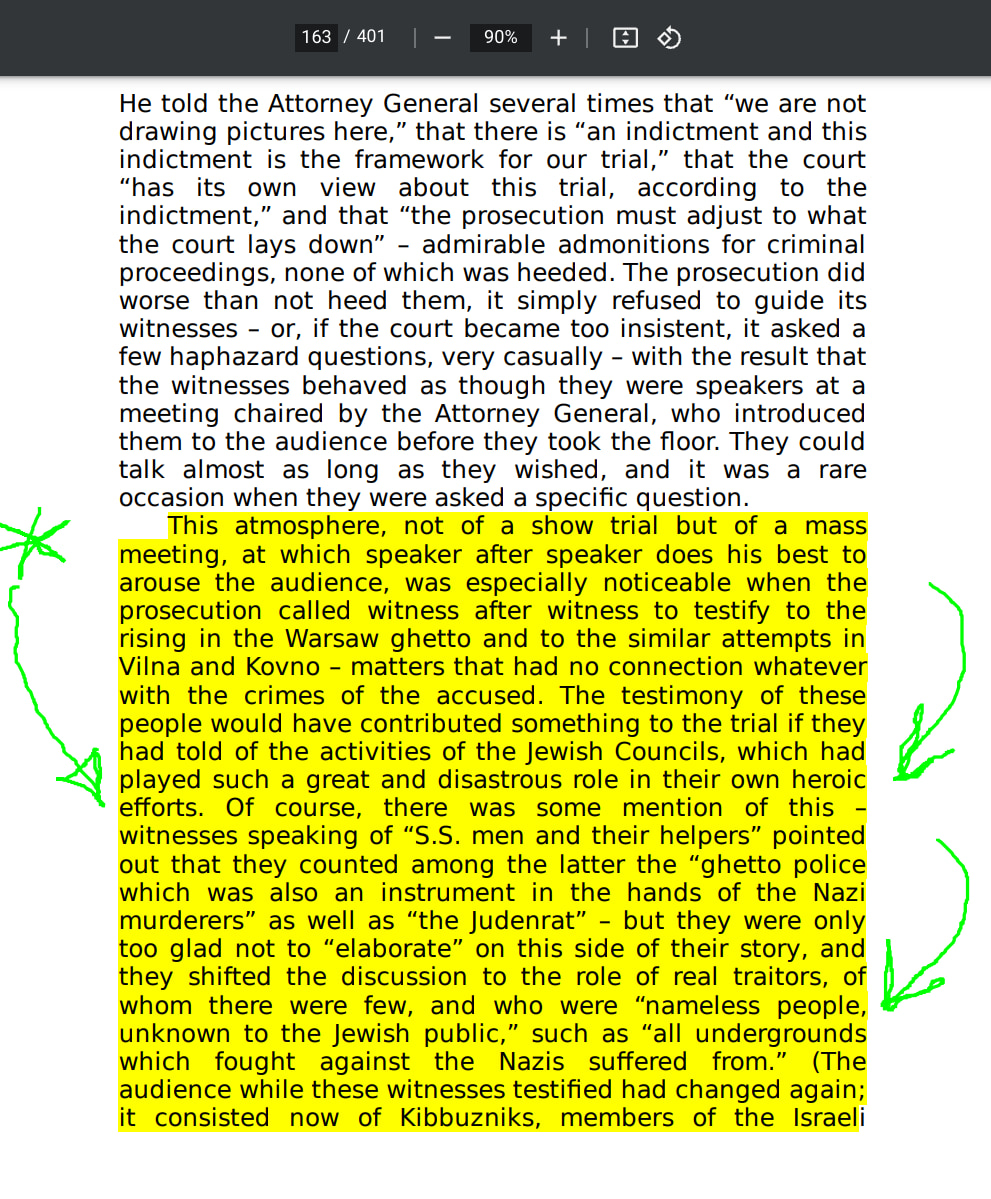 Eichmann in Jerusalem, A Report On The Banality Of Evil by Hannah Arendt page 163
