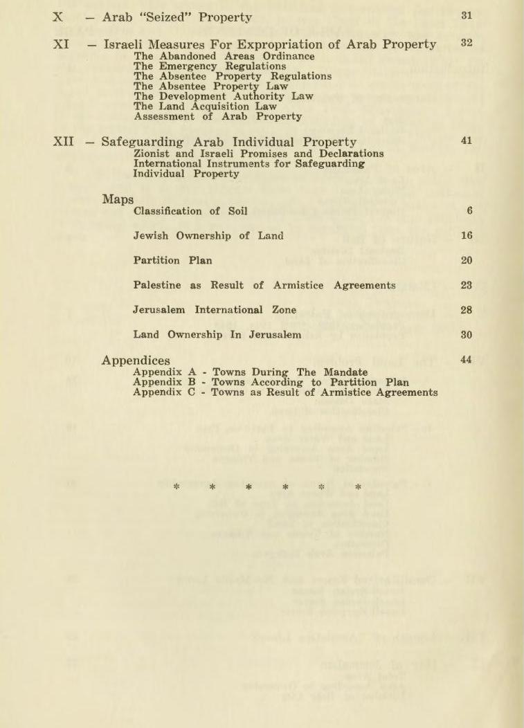 Land ownership in Palestine By Sami Haddawi page toc-2